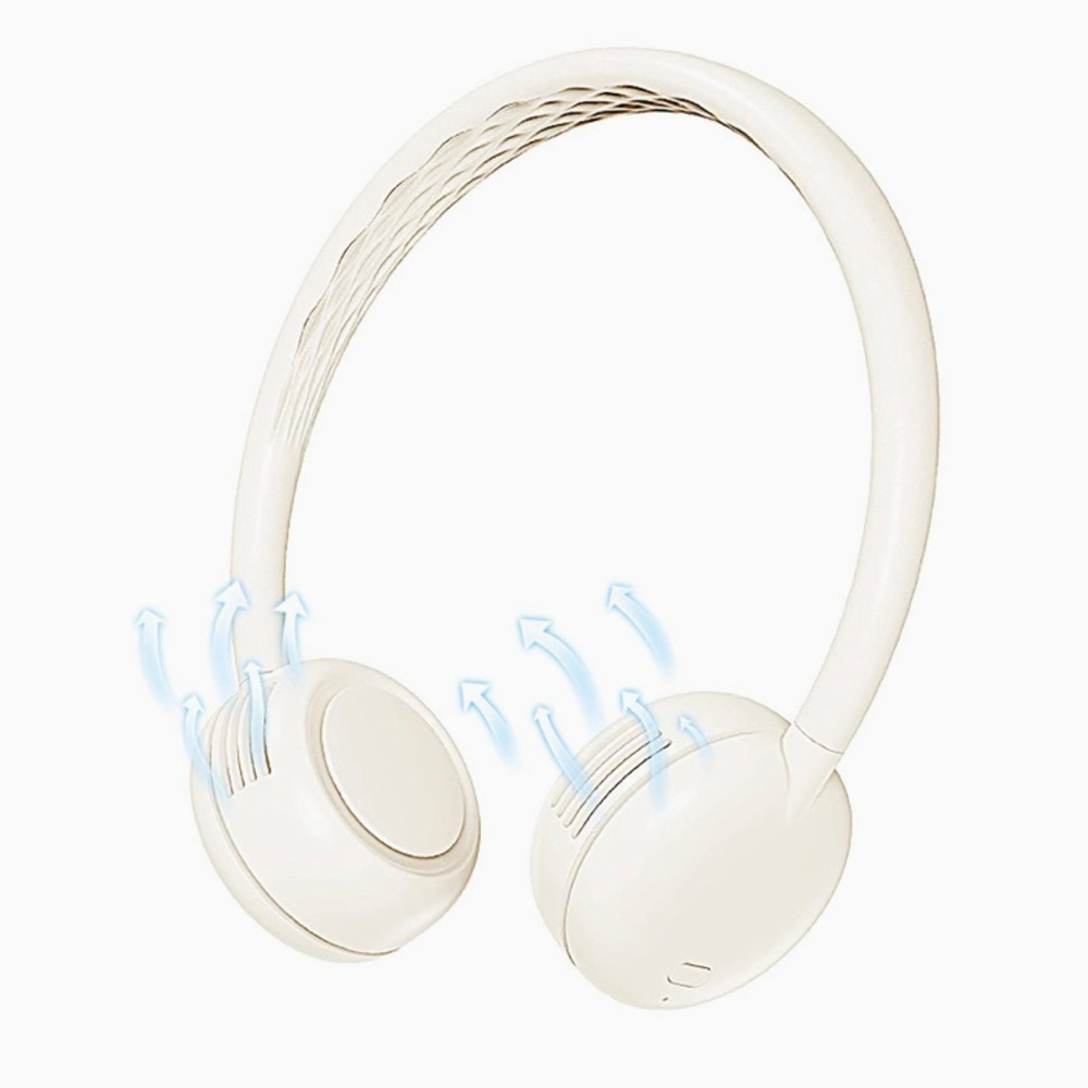 Mini Neck Fan, 360 Degree Cooling Fan, Leafless Portable, USB Rechargeable